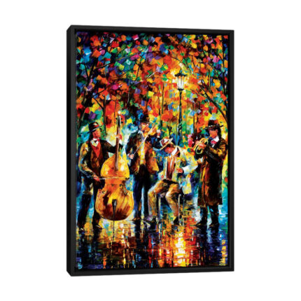 ” Glowing Music ” by Leonid Afremov - Chic Decora