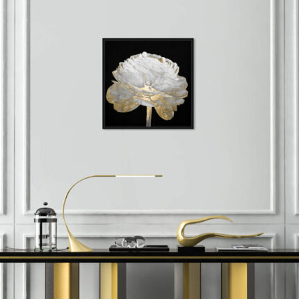 ” Gold And Light Floral II “ - Chic Decora