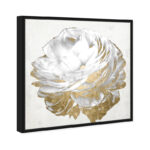 " Gold And Light Floral White " by Oliver Gal - Image 5