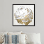 " Gold And Light Floral White " by Oliver Gal - Image 6