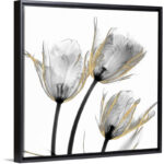 " Gold Embellished Tulips 2 " by Albert Koetsier Painting Print - Image 2