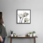 " Gold Embellished Tulips 2 " by Albert Koetsier Painting Print - Image 3