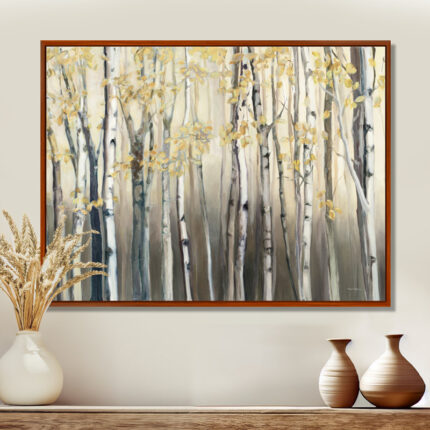 ” Golden Birch Forest I “ - Chic Decora