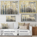 " Golden Birch Forest I " - Image 3