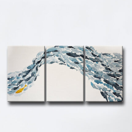 ” Goldfish ” by Norman Wyatt Jr. 3 – Pieces - Chic Decora