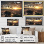 " Grassy And Beach Sunset " - Image 3