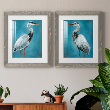 ” Great Blue Heron I ” 2 – Pieces - Chic Decora