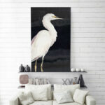 " Heron On Black II " by Lanie Loreth - Image 2