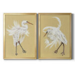 " Heron Plumage V " 2 - Pieces Painting Print - Image 7