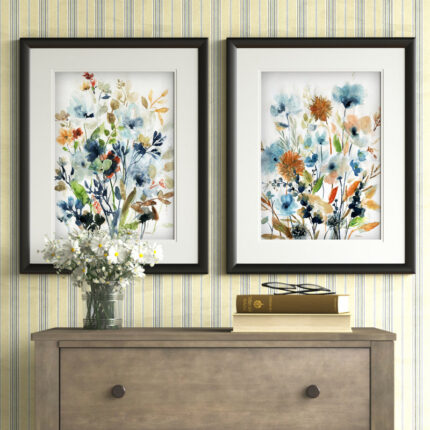 " Holland Spring Mix " 2 - Pieces Painting Print