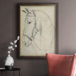 " Horse In Bridle Sketch II "