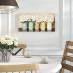 " Hydrangeas In Mason Jars " by Jenny Thomlinson