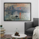 " Impression Sunrise " by Claude Monet Painting Print