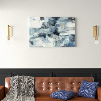 ” In The Clouds Indigo And Gray ” by Silvia Vassileva - Chic Decora
