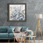 " Indigo & Ochre I - Premium Framed Canvas - Ready To Hang " - Image 2