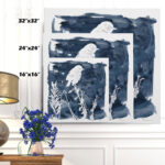 " Indigo Bird I " Painting Print - Image 3