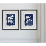 " Indigo Botanical " 2 - Pieces Painting Print - Image 5