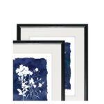 " Indigo Botanical " 2 - Pieces Painting Print - Image 3