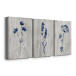 " Indigo Botanical I " 3 - Pieces - Image 2