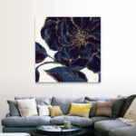 " Indigo Garden II " by Daphne Brissonnet