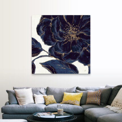 " Indigo Garden II " by Daphne Brissonnet