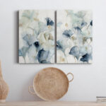 " Indigo Ginkgo I " 2 - Pieces - Image 5