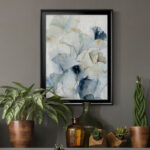 " Indigo Ginkgo I " Painting Print