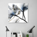 " Indigo Luster Cyclamen 2 " - Image 2