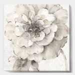" Indigold Grey Peonies I " - Image 2