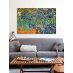 " Irises " by Vincent Van Gogh - Image 4