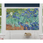 " Irises " by Vincent Van Gogh Painting Print - Image 3