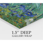 " Irises " by Vincent Van Gogh Painting Print - Image 4