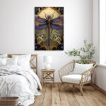 " Irises And Dragonfly " - Image 2
