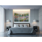 "Irises in Garden" Multi-Piece Painting Print by Claude Monet - Image 3