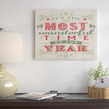 ” It’s The Most Wonderful Time Of The Year Holiday “ - Chic Decora