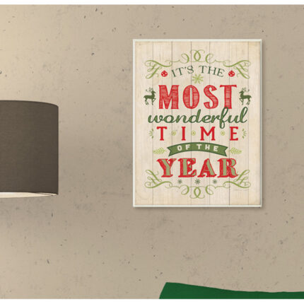 ” It’s The Most Wonderful Time Of The Year Holiday “ - Chic Decora