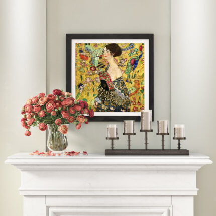 ” Lady With A Fan ” by Gustav Klimt - Chic Decora