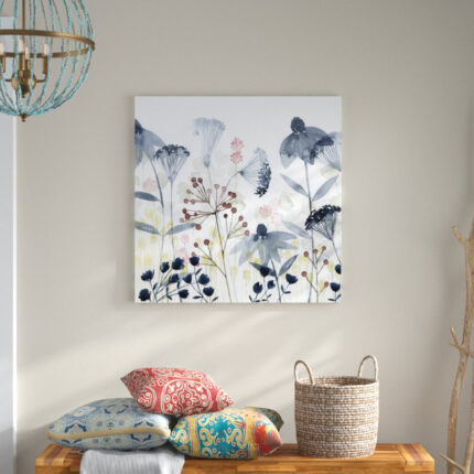 ” Layered Gardens I ” by Grace Popp Painting Print - Chic Decora