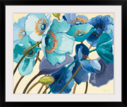 ” Le Pavots Bleu “ - Chic Decora