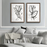 " Leaf Instinct I " by Vincent Van Gogh 2 - Pieces