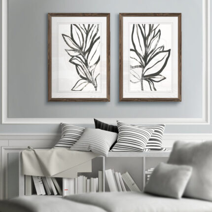 ” Leaf Instinct I ” by Vincent Van Gogh 2 – Pieces - Chic Decora