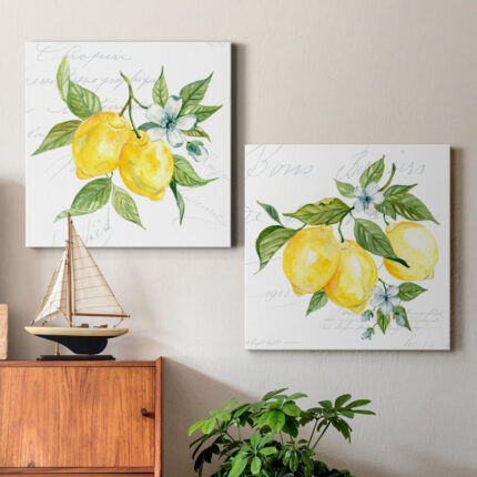 ” Lemon Squeeze I ” 2 – Pieces - Chic Decora