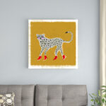 " Leopard In Boots " Painting Print