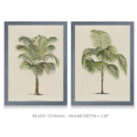 " Les Palmiers I " by Vincent Van Gogh 2 - Pieces - Image 3