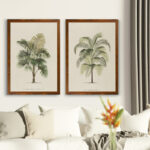 " Les Palmiers III " by Vincent Van Gogh 2 - Pieces