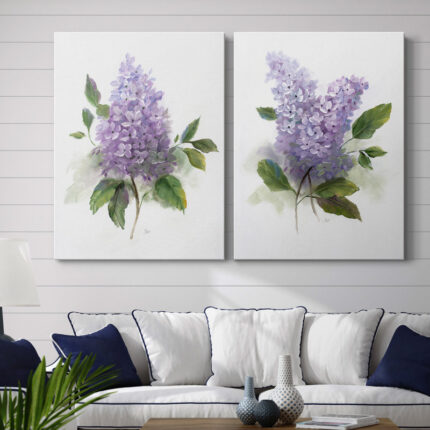 ” Lilac Romance I ” 2 – Pieces - Chic Decora
