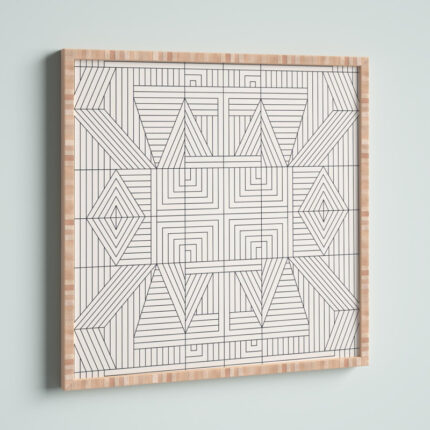 ” Line Mandala ” by Holli Zollinger - Chic Decora