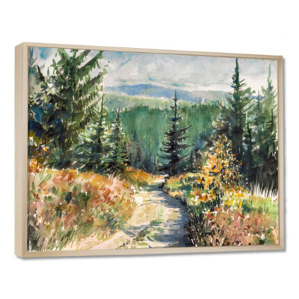 ” Little Road In Mountain Landscape “ - Chic Decora