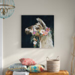 " Lovely Llama II " by Victoria Borges Painting Print