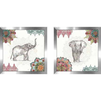 ” Mandala Morning III ” 2 – Pieces - Chic Decora